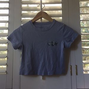 *sold on mercari* Brandy Melville cropped shirt